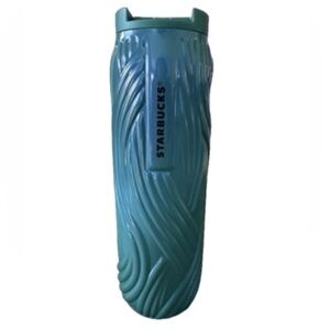 Starbucks MIDNIGHT TEAL SWIRL TUMBLER 16 onz